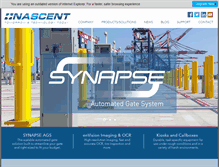 Tablet Screenshot of nascent.com